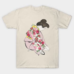 Blooming Beauty - Vintage Geisha T-Shirt